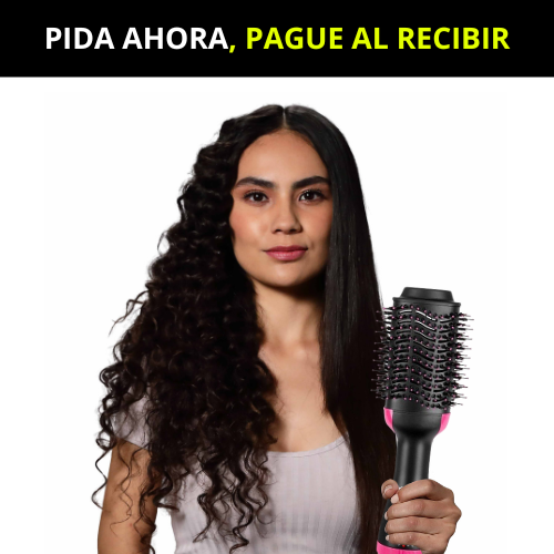 Cepillo Alisador 3 en 1 - Seca, Alisa y Moldea Profesionalmente