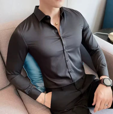 Camisa Elastica De Hombre